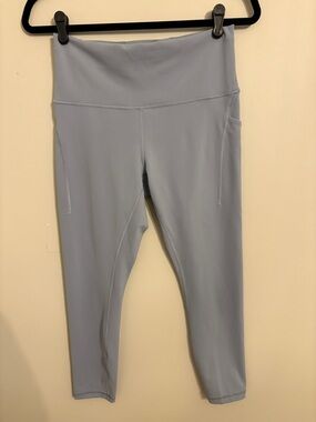 Lululemon Wunder Under Train High-Rise Leggings with Pockets 25” in Chambray